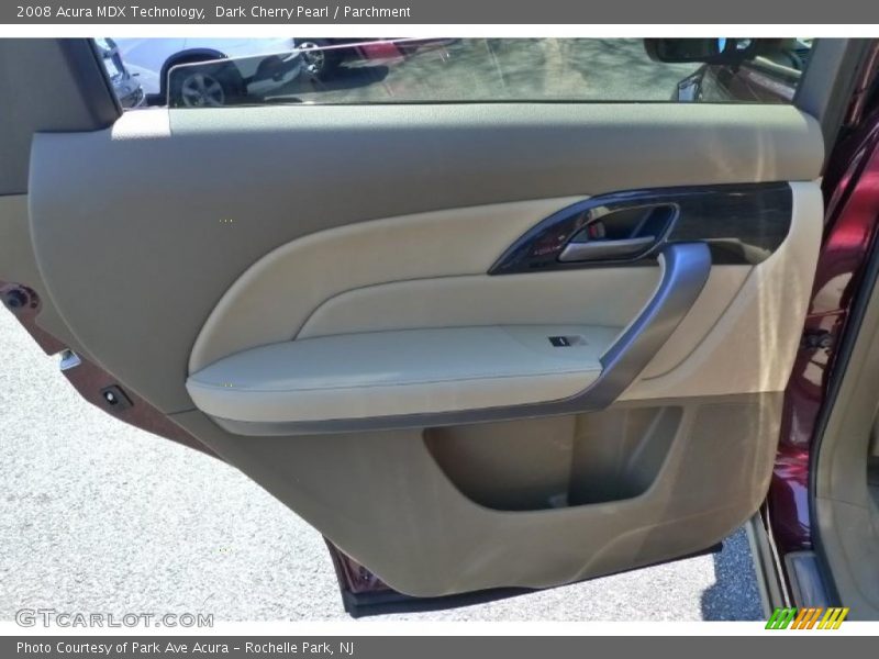 Dark Cherry Pearl / Parchment 2008 Acura MDX Technology