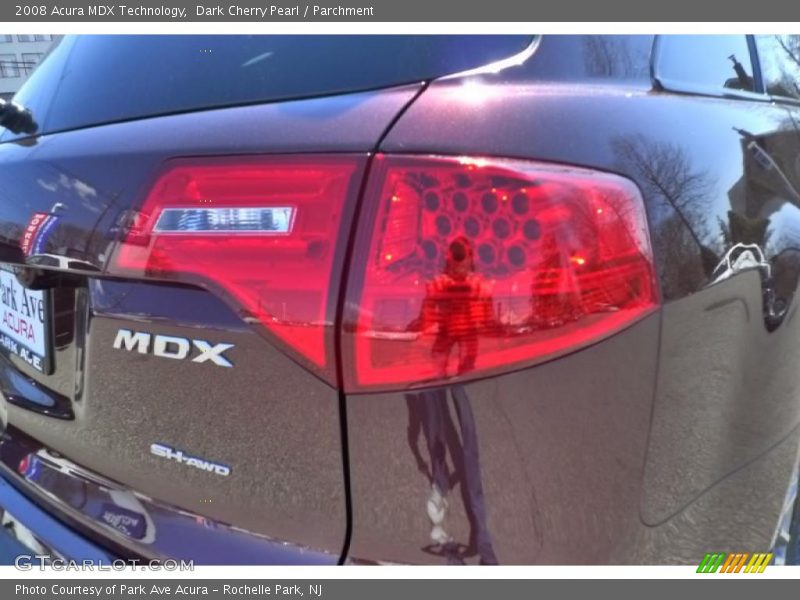 Dark Cherry Pearl / Parchment 2008 Acura MDX Technology