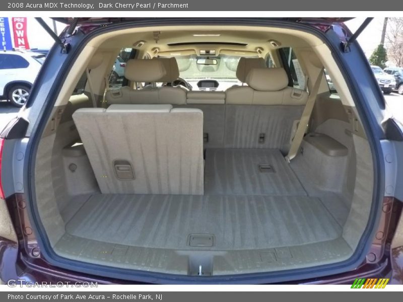Dark Cherry Pearl / Parchment 2008 Acura MDX Technology