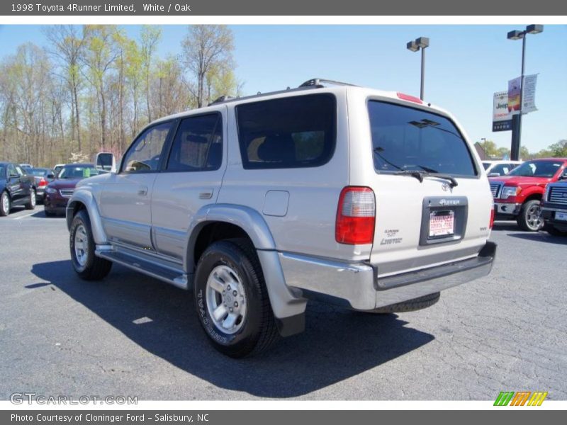 White / Oak 1998 Toyota 4Runner Limited