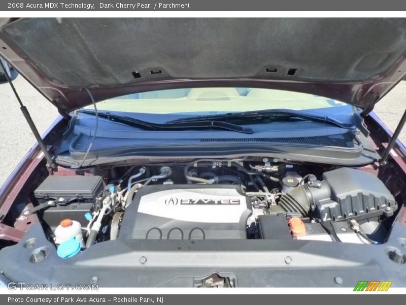 Dark Cherry Pearl / Parchment 2008 Acura MDX Technology