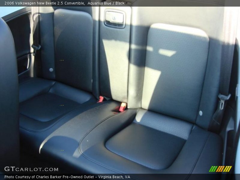 Aquarius Blue / Black 2006 Volkswagen New Beetle 2.5 Convertible