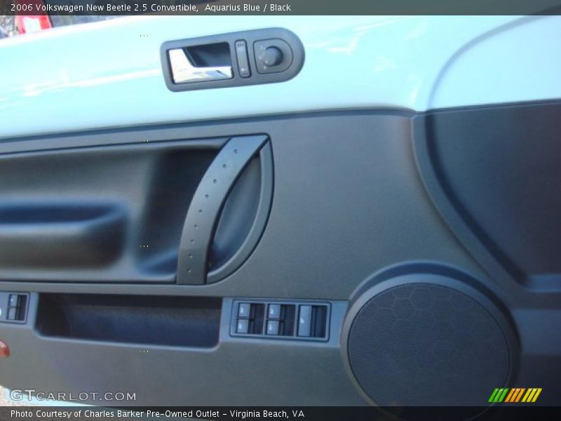 Aquarius Blue / Black 2006 Volkswagen New Beetle 2.5 Convertible