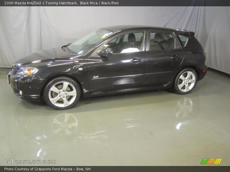 Black Mica / Black/Red 2006 Mazda MAZDA3 s Touring Hatchback