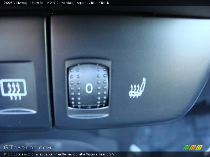 Aquarius Blue / Black 2006 Volkswagen New Beetle 2.5 Convertible