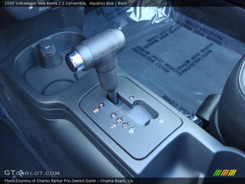 Aquarius Blue / Black 2006 Volkswagen New Beetle 2.5 Convertible