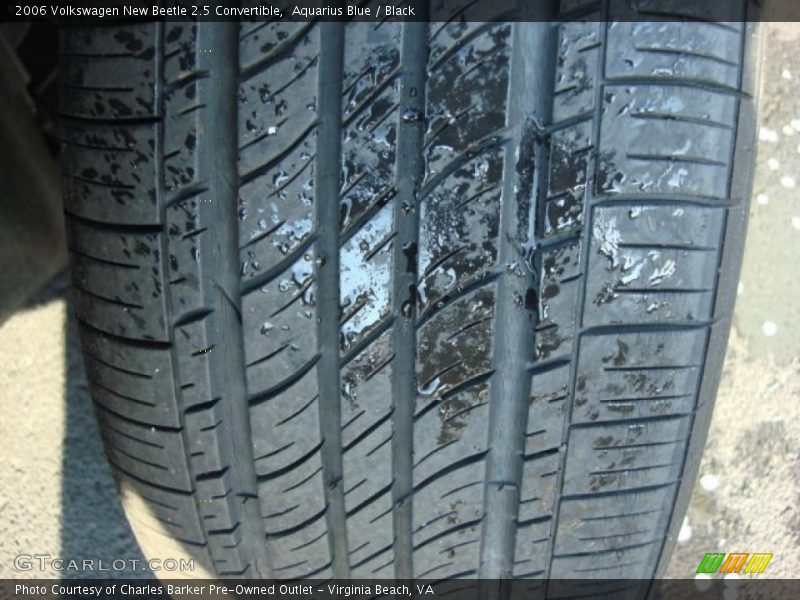 Aquarius Blue / Black 2006 Volkswagen New Beetle 2.5 Convertible