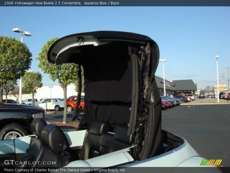 Aquarius Blue / Black 2006 Volkswagen New Beetle 2.5 Convertible