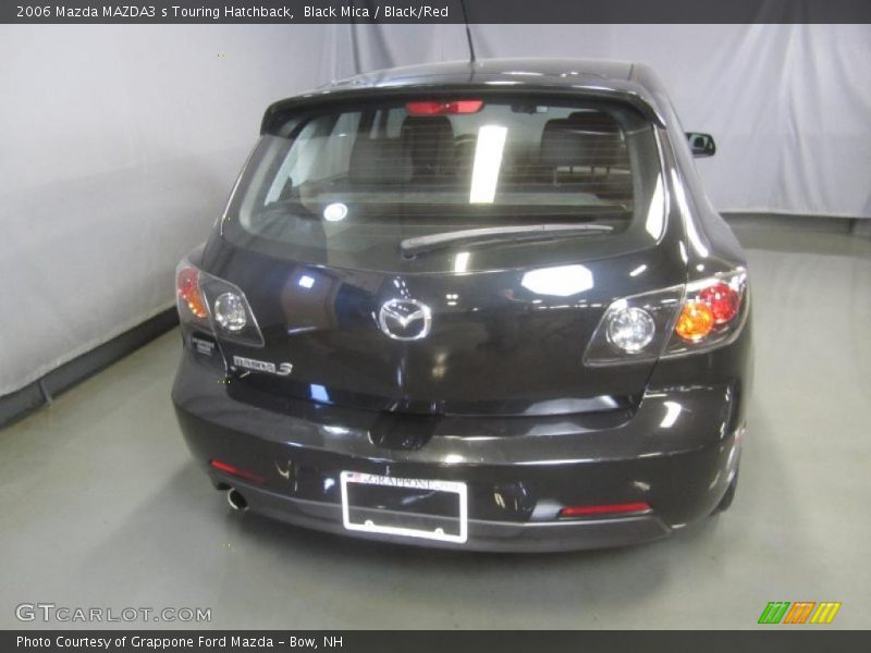 Black Mica / Black/Red 2006 Mazda MAZDA3 s Touring Hatchback