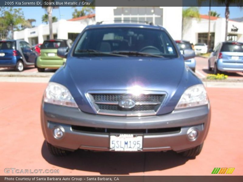 Spark Blue Metallic / Gray 2005 Kia Sorento EX