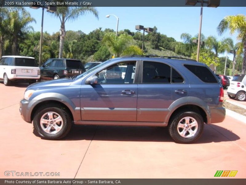 Spark Blue Metallic / Gray 2005 Kia Sorento EX