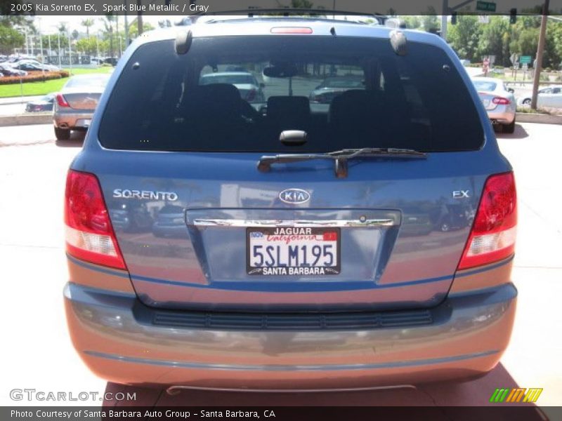 Spark Blue Metallic / Gray 2005 Kia Sorento EX