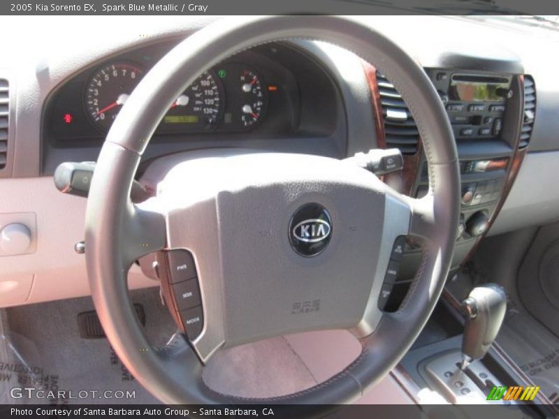 Spark Blue Metallic / Gray 2005 Kia Sorento EX
