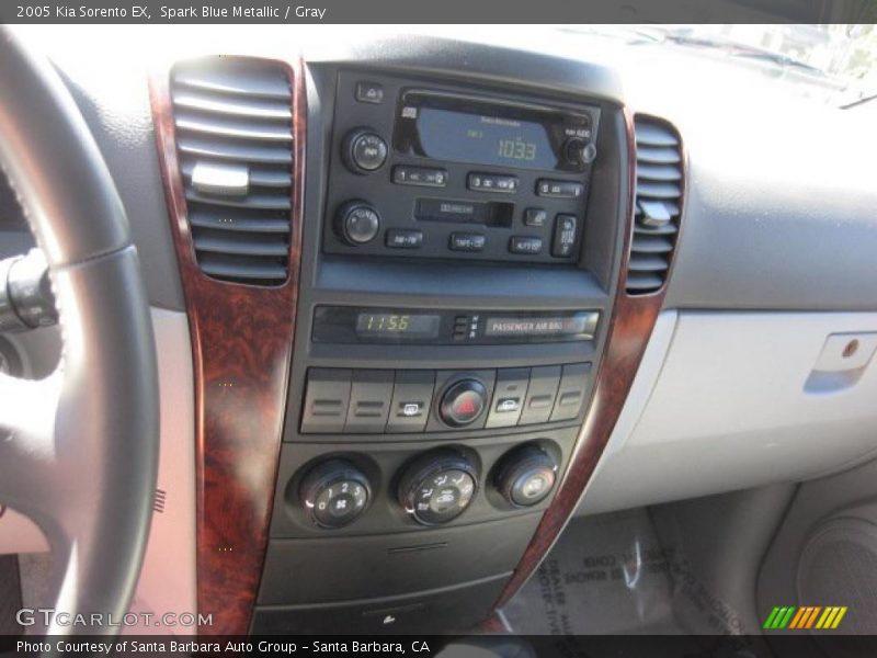 Spark Blue Metallic / Gray 2005 Kia Sorento EX