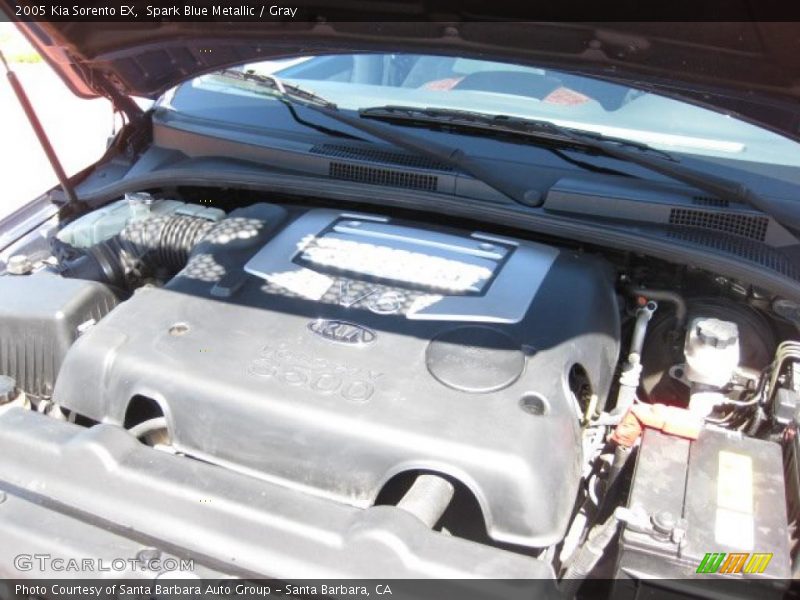 Spark Blue Metallic / Gray 2005 Kia Sorento EX