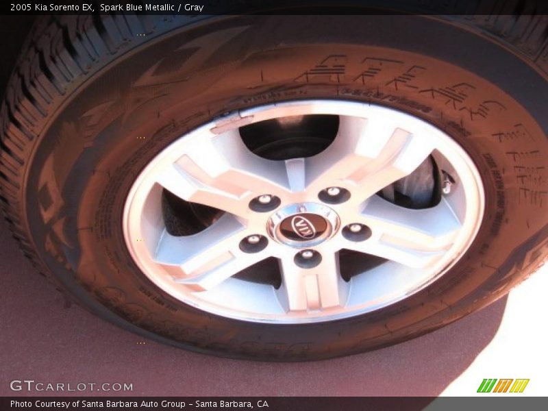 Spark Blue Metallic / Gray 2005 Kia Sorento EX