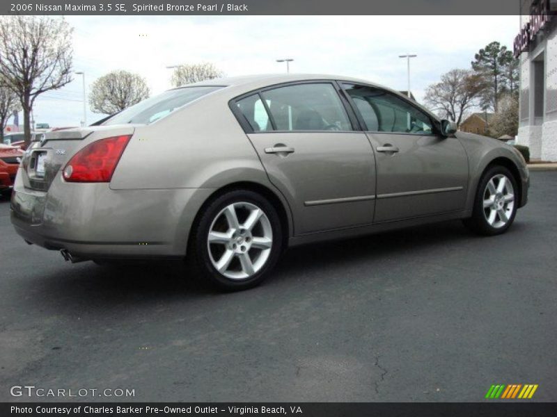 Spirited Bronze Pearl / Black 2006 Nissan Maxima 3.5 SE