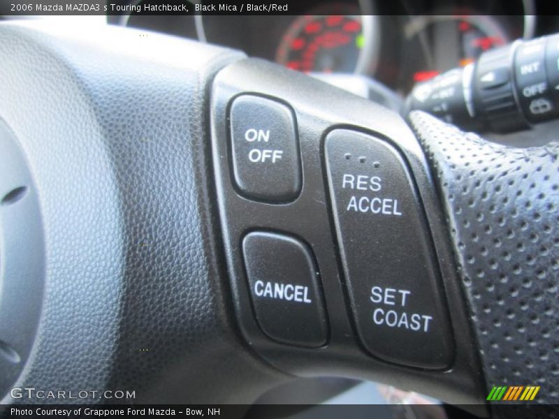 Black Mica / Black/Red 2006 Mazda MAZDA3 s Touring Hatchback