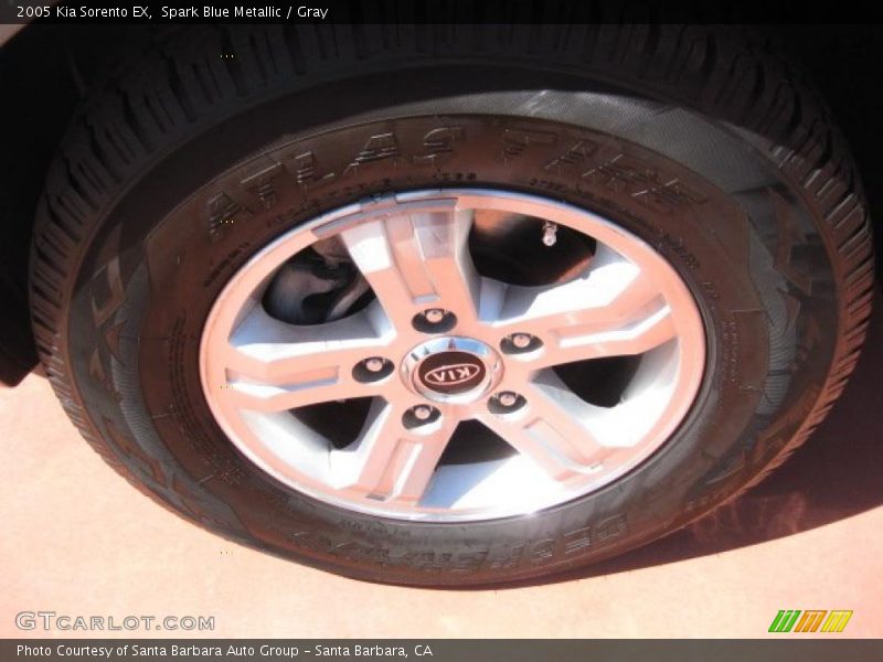 Spark Blue Metallic / Gray 2005 Kia Sorento EX