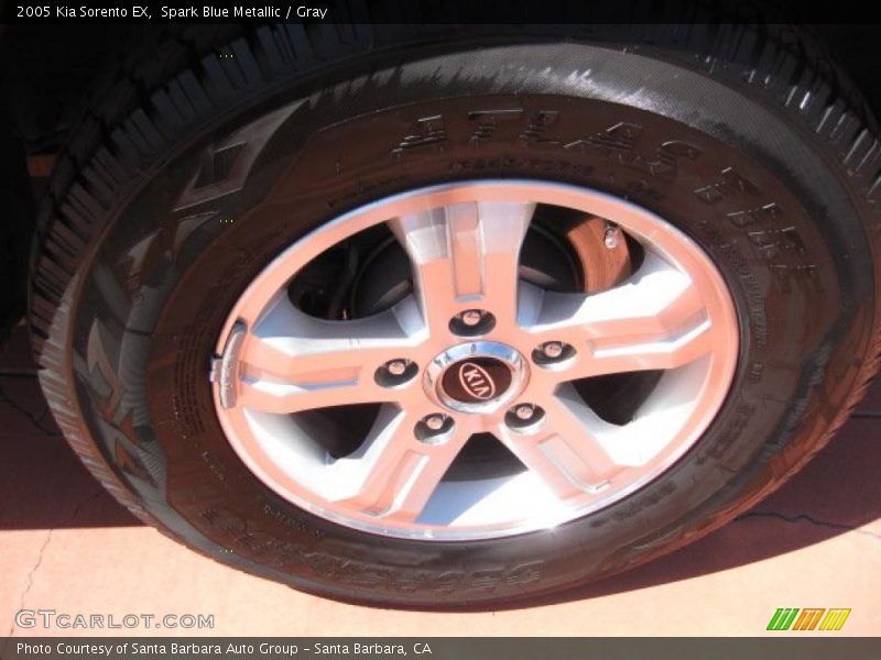 Spark Blue Metallic / Gray 2005 Kia Sorento EX