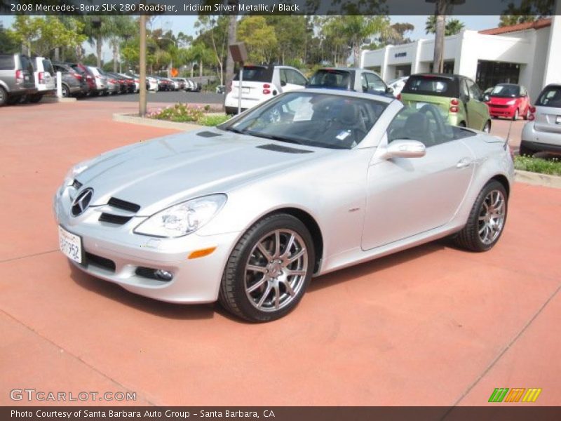Iridium Silver Metallic / Black 2008 Mercedes-Benz SLK 280 Roadster