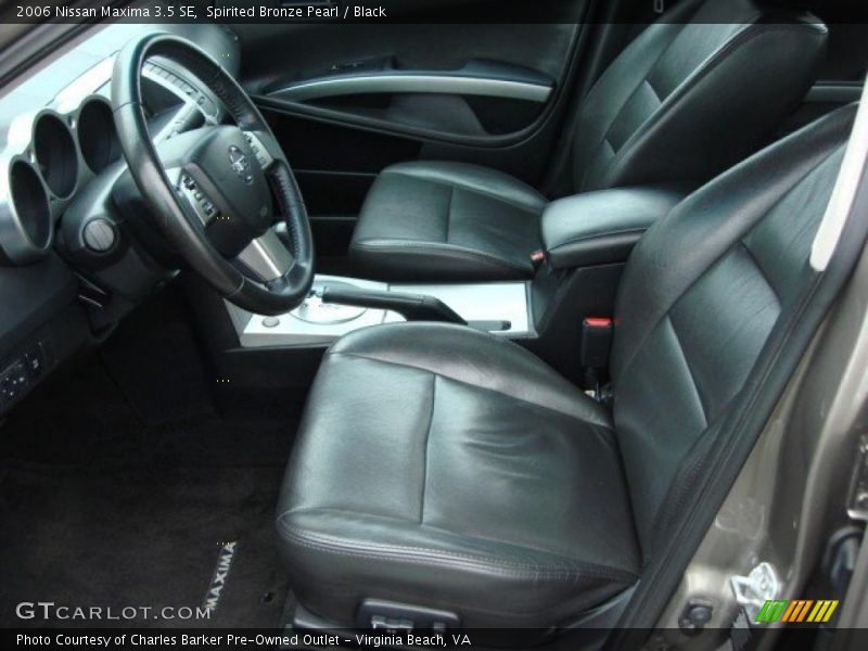 2006 Maxima 3.5 SE Black Interior