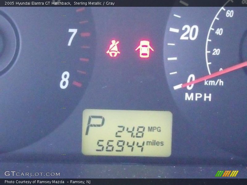 Sterling Metallic / Gray 2005 Hyundai Elantra GT Hatchback