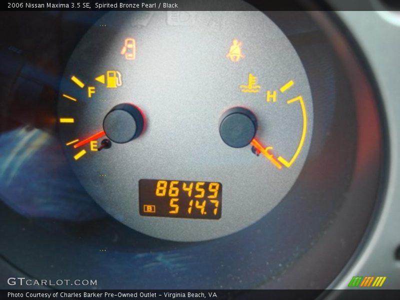 Spirited Bronze Pearl / Black 2006 Nissan Maxima 3.5 SE