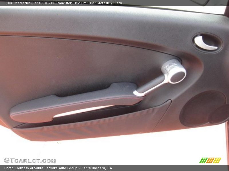 Iridium Silver Metallic / Black 2008 Mercedes-Benz SLK 280 Roadster