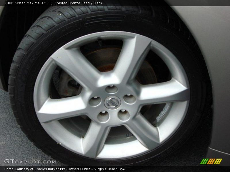 Spirited Bronze Pearl / Black 2006 Nissan Maxima 3.5 SE