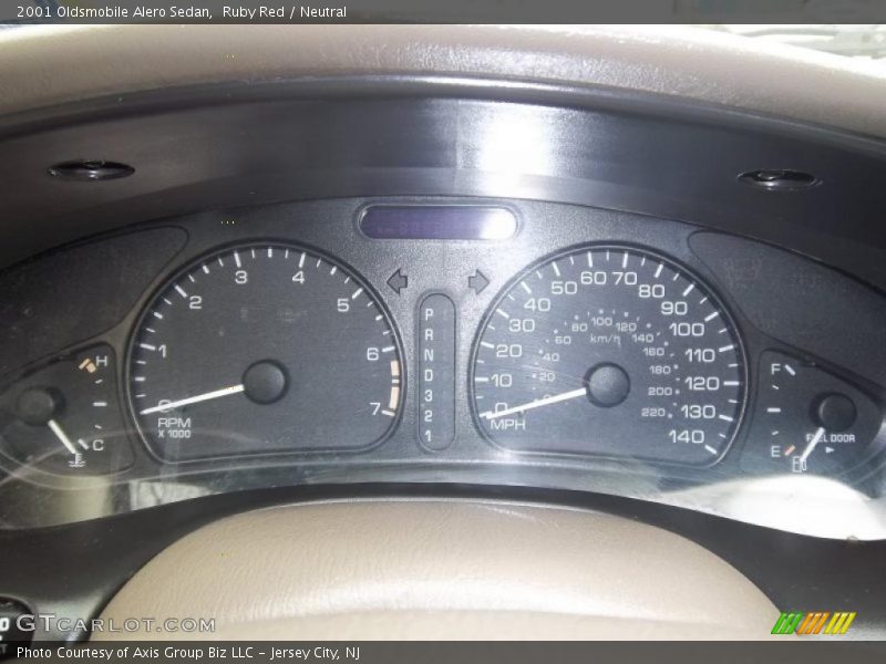 Ruby Red / Neutral 2001 Oldsmobile Alero Sedan