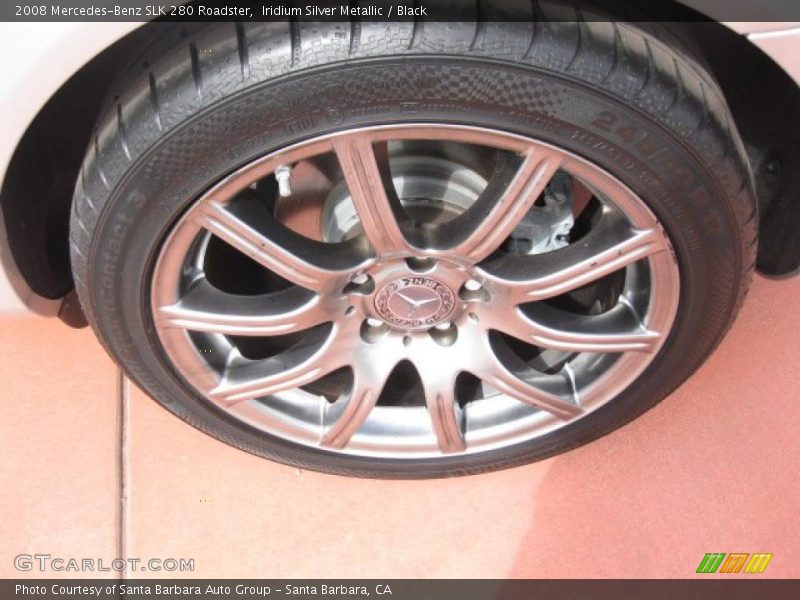 Iridium Silver Metallic / Black 2008 Mercedes-Benz SLK 280 Roadster