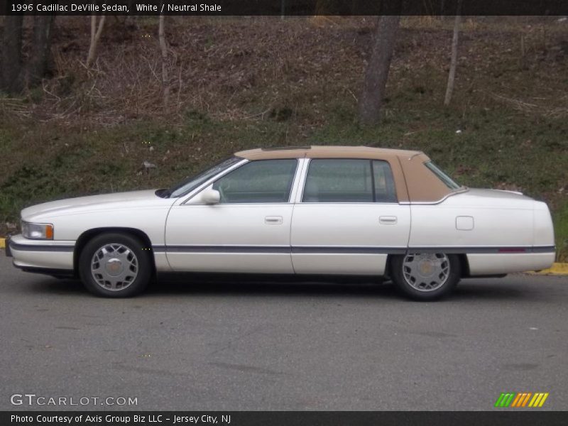 White / Neutral Shale 1996 Cadillac DeVille Sedan