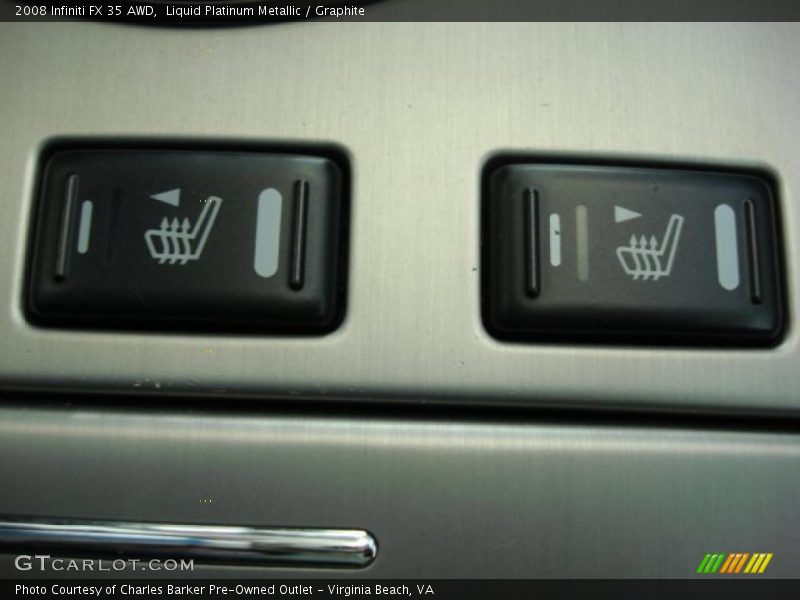 Liquid Platinum Metallic / Graphite 2008 Infiniti FX 35 AWD