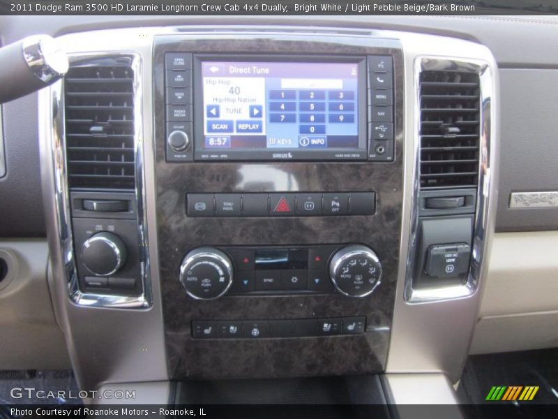 Bright White / Light Pebble Beige/Bark Brown 2011 Dodge Ram 3500 HD Laramie Longhorn Crew Cab 4x4 Dually