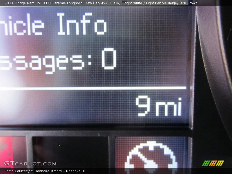 Bright White / Light Pebble Beige/Bark Brown 2011 Dodge Ram 3500 HD Laramie Longhorn Crew Cab 4x4 Dually