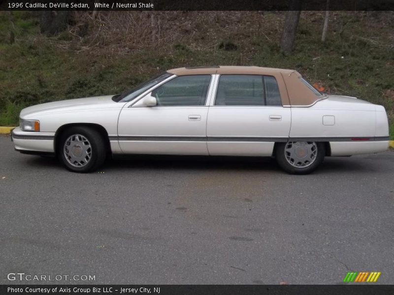 White / Neutral Shale 1996 Cadillac DeVille Sedan