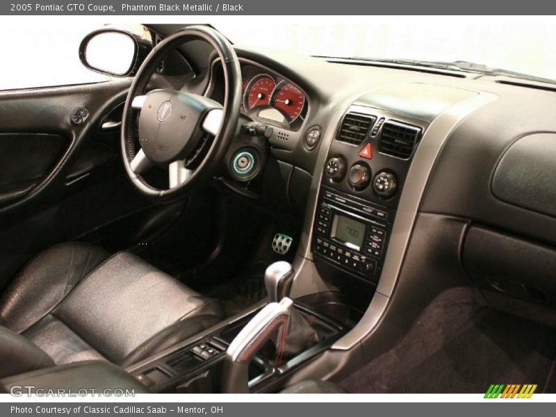  2005 GTO Coupe Black Interior