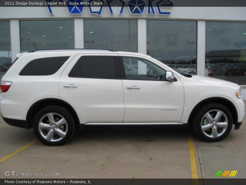 Stone White / Black 2011 Dodge Durango Citadel 4x4