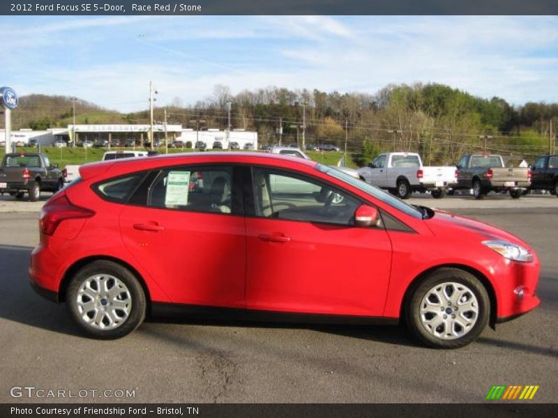 Race Red / Stone 2012 Ford Focus SE 5-Door