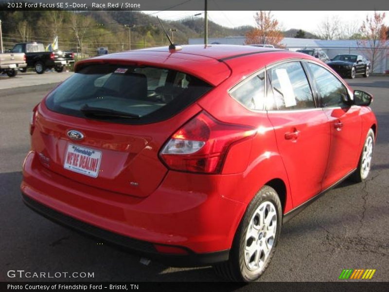 Race Red / Stone 2012 Ford Focus SE 5-Door