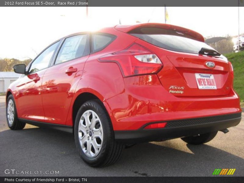 Race Red / Stone 2012 Ford Focus SE 5-Door