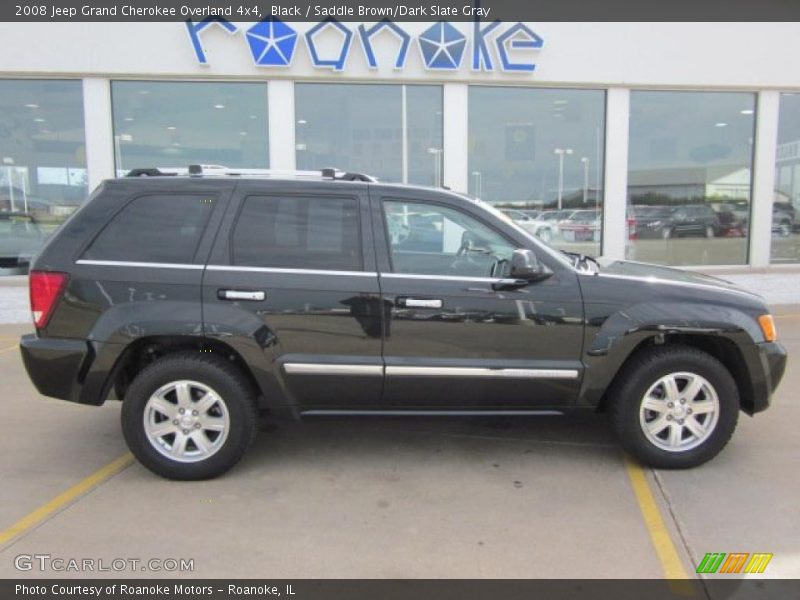 Black / Saddle Brown/Dark Slate Gray 2008 Jeep Grand Cherokee Overland 4x4