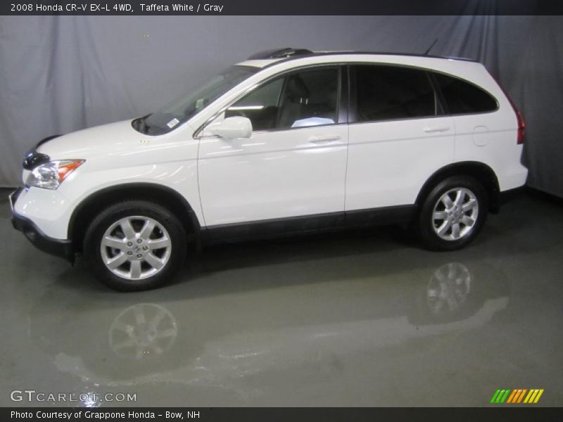 Taffeta White / Gray 2008 Honda CR-V EX-L 4WD