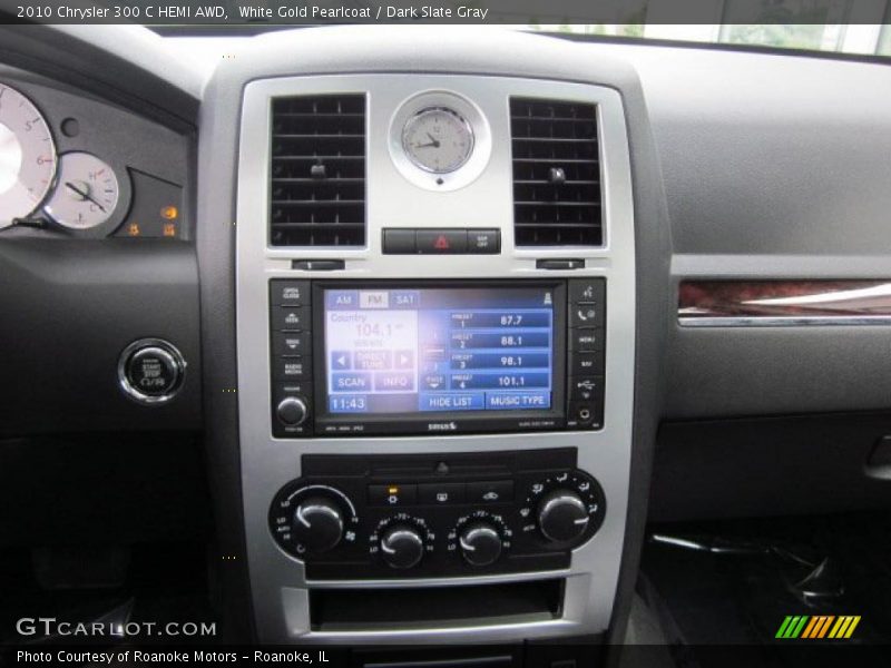 Controls of 2010 300 C HEMI AWD