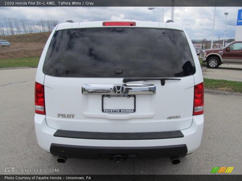 Taffeta White / Gray 2009 Honda Pilot EX-L 4WD