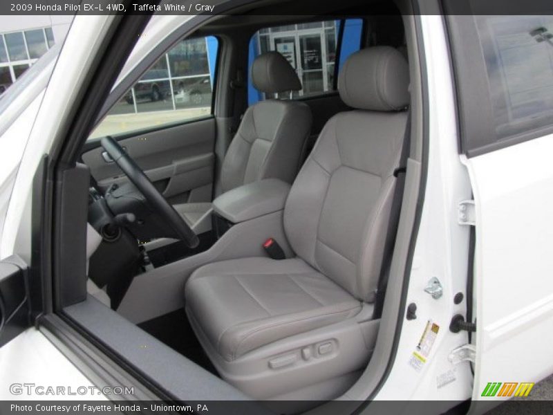 Taffeta White / Gray 2009 Honda Pilot EX-L 4WD