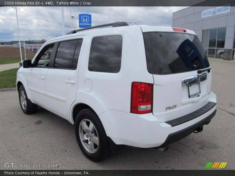 Taffeta White / Gray 2009 Honda Pilot EX-L 4WD