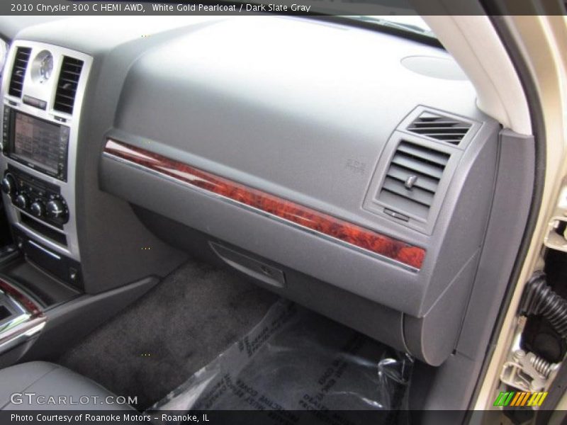 White Gold Pearlcoat / Dark Slate Gray 2010 Chrysler 300 C HEMI AWD