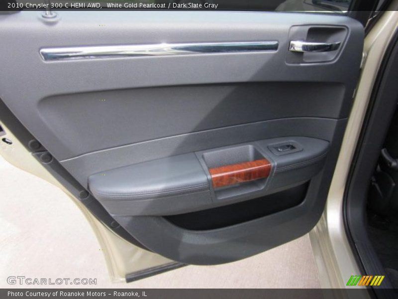 White Gold Pearlcoat / Dark Slate Gray 2010 Chrysler 300 C HEMI AWD